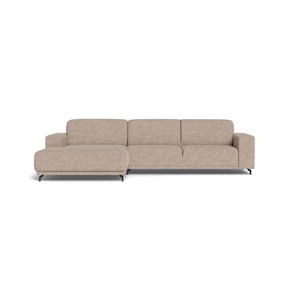 OHIO CHAISELONG SOFA - 620 SAND STOF - MÅL: 274 X 174 CM.